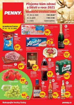 aktuální leták Penny Market 27.12.2020-31.12.2020