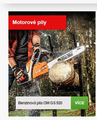 Benzinová pila OM GS 520