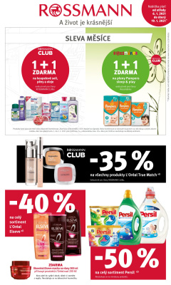 aktuální leták ROSSMANN drogerie 6.1.2021-19.1.2021