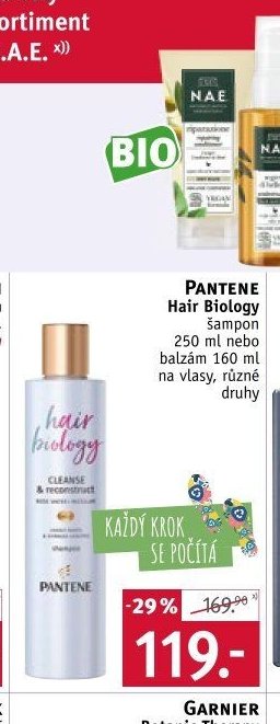 Pantene Hair Biology šampon 250 ml nebo balzám 160 ml