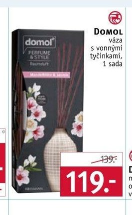 DOMOL váza s vonnými tyčinkami