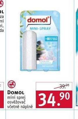 DOMOL mini sprej osvěžovač včetně náplně