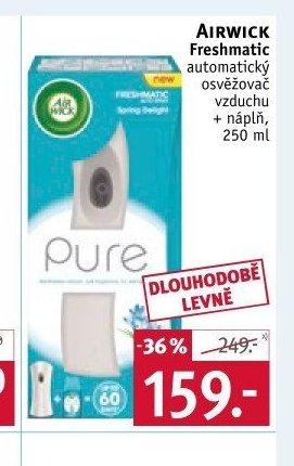 AIRWICK Freshmatic automatický osvěžovač vzduchu + náplň