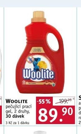 WOOLITE pečující prací gel
