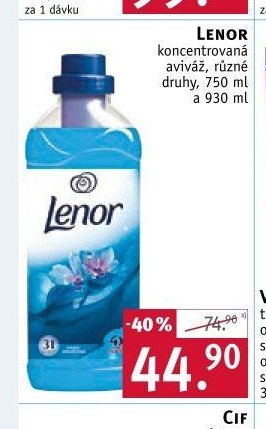 LENOR koncentrovaná aviváž
