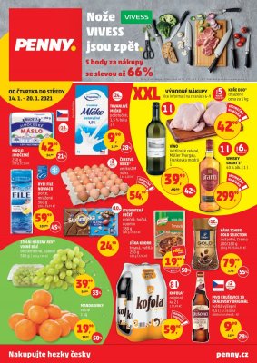 aktuální leták Penny Market 14.1.2021-20.1.2021