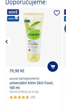 alverde NATURKOSMETIK univerzální krém Skin Food, 100 ml