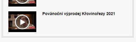 Povánoční výprodej Křovinořezy 2021