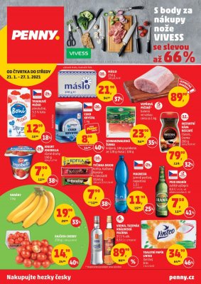 aktuální leták Penny Market 21.1.2021-27.1.2021