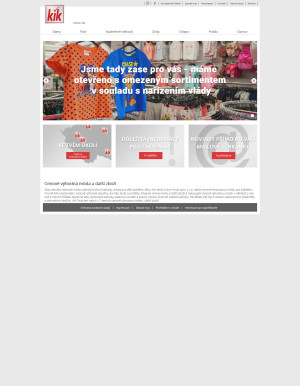 aktuální leták Kik textil 20.1.2021-26.1.2021