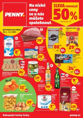 aktuální leták Penny Market 28.1.2021-3.2.2021