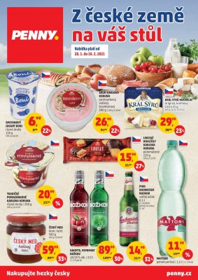aktuální leták Penny Market 28.1.2021-10.2.2021