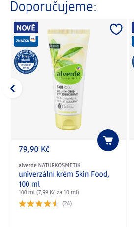 alverde NATURKOSMETIK univerzální krém Skin Food, 100 ml
