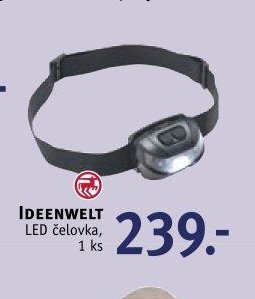IDEENWELT LED čelovka, 1 ks