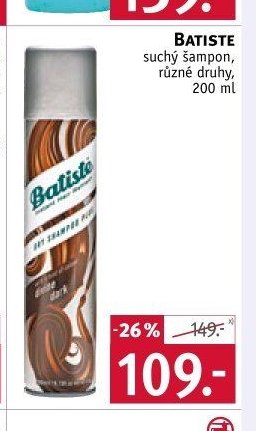 BATISTE suchý šampon