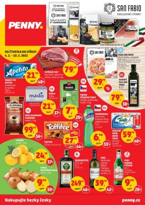 aktuální leták Penny Market 4.2.2021-10.2.2021
