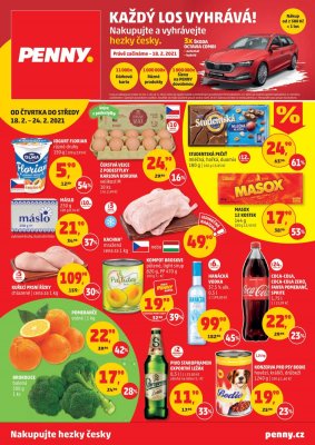 aktuální leták Penny Market 18.2.2021-24.2.2021