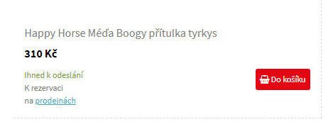 Happy Horse Méďa Boogy přítulka tyrkys