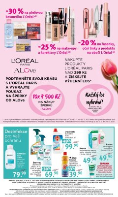 aktuální leták ROSSMANN drogerie 3.3.2021-16.3.2021