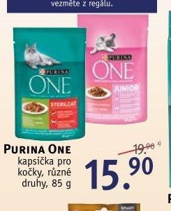 PURINA ONE kapsička pro kočky, různé druhy, 85 g