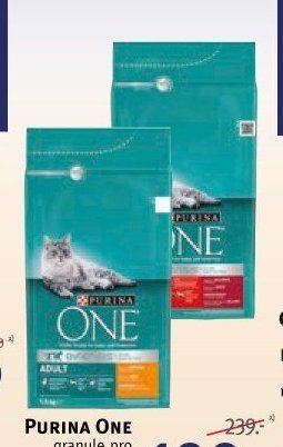 PURINA ONE granule pro kočky, různé druhy, 1,5 kg