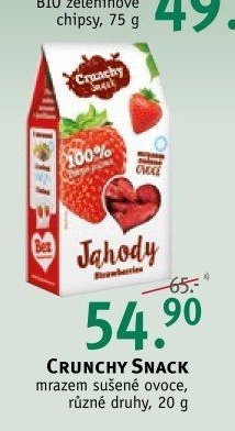 CRUNCHY SNACK mrazem sušené ovoce