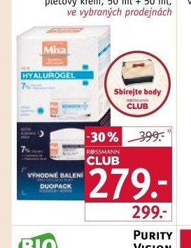 MIXA Hyalurogel duopack denní a noční pleťový krém