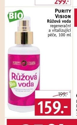 PURITY VISION Růžová voda