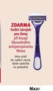 Holící strojek pro ženy Nivea