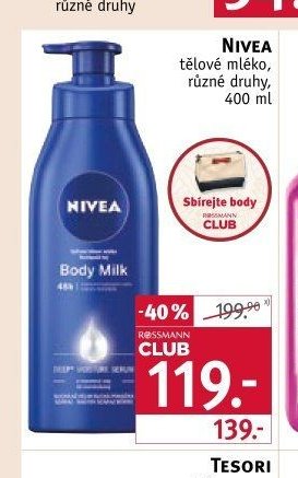 NIVEA tělové mléko