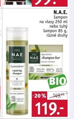 N.A.E. šampon 250 ml nebo tuhý šampon 85 g