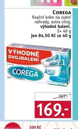 COREGA fixační krém na zubní náhrady