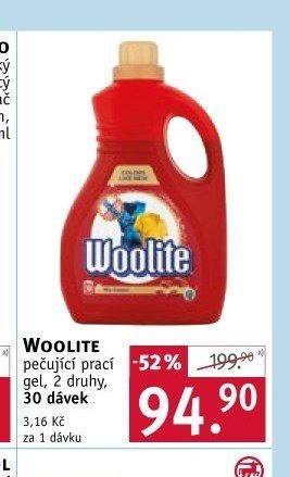 WOOLITE pečující prací gel, 2 druhy, 30 dávek