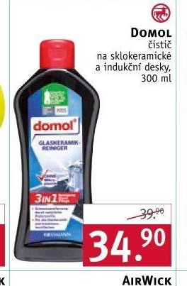 DOMOL čistič na sklokeramické a indukční desky, 300 ml