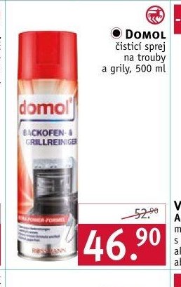 DOMOL čističí sprej na trouby a grily, 500 ml