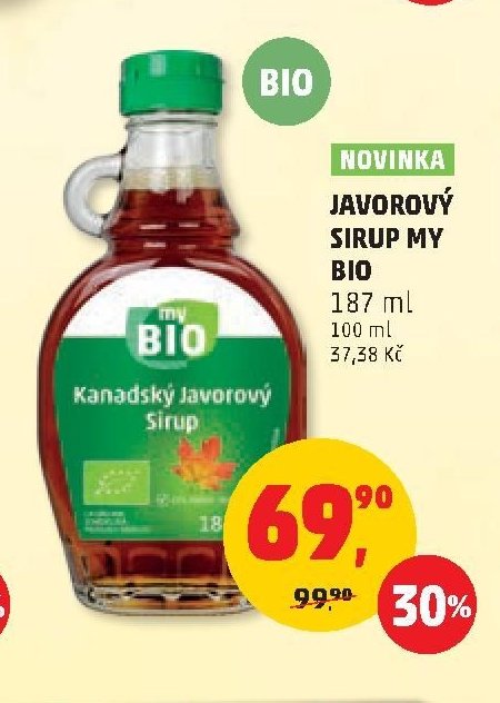 JAVOROVÝ SIRUP MY BIO