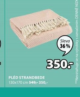 PLÉD STRANDBEDE