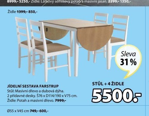 Jídelní sestava FARSTRUP