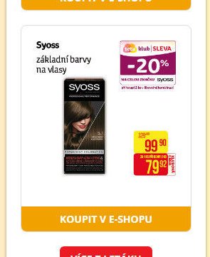 Syoss základní barvy na vlasy