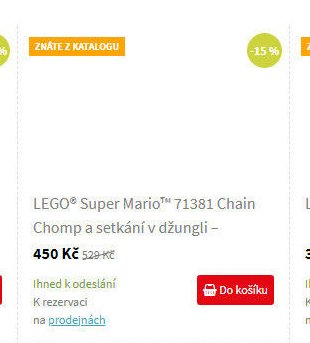 LEGO® Super Mario™ 71381 Chain Chomp a setkání v džungli