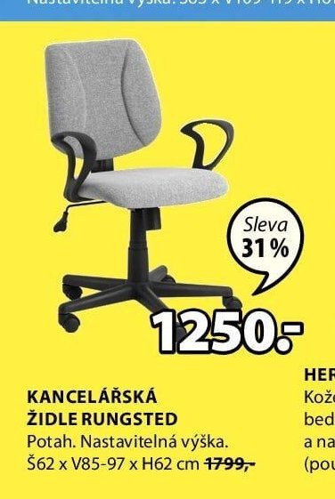 KANCELÁŘSKÁ ŽIDLE RUNGSTED