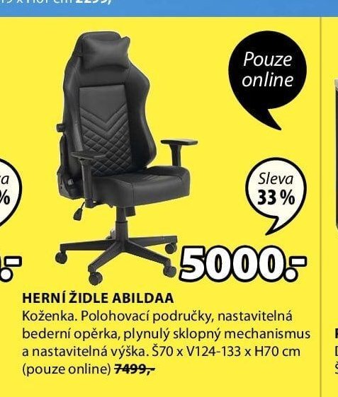 HERNÍ ŽIDLE ABILDAA