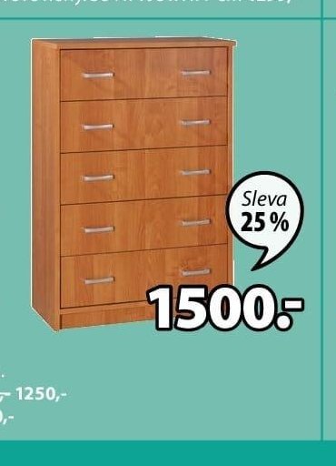 KOMODA MARKSKEL (5 zásuvek)