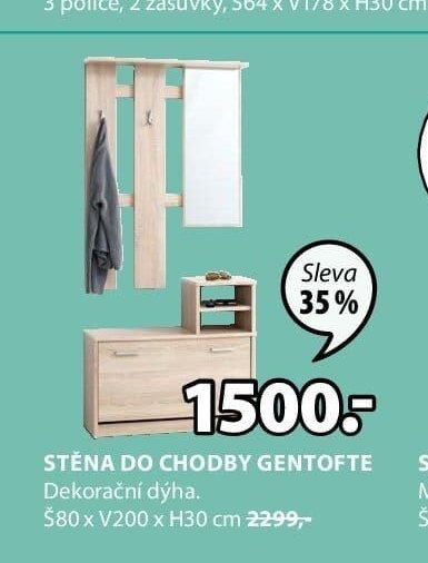 STĚNA DO CHODBY GENTOFTE