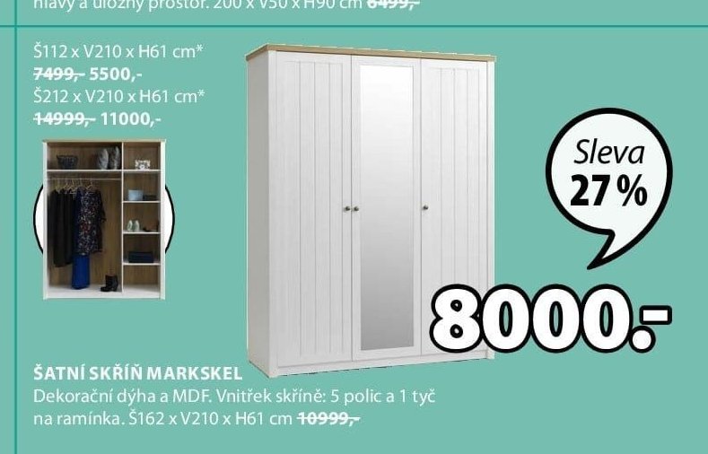 ŠATNÍ SKŘÍŇ MARKSKEL