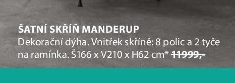 ŠATNÍ SKŘÍŇ MANDERUP