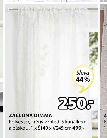 ZÁCLONA DIMMA