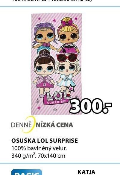 OSUŠKA LOL SURPRISE