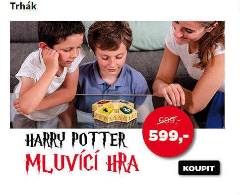 Harry Potter mluvící hra