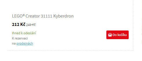 LEGO Creator 31111 Kyberdron